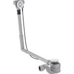 Desagüe de bañera Geberit con accionamiento PushControl, d52, 50 cm de longitud, con embellecedor